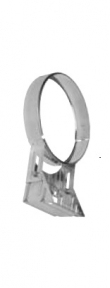 EW 180 mm Platte Telescopische Muurbeugel (70-120mm) inox enkelwandige rookgasafvoer